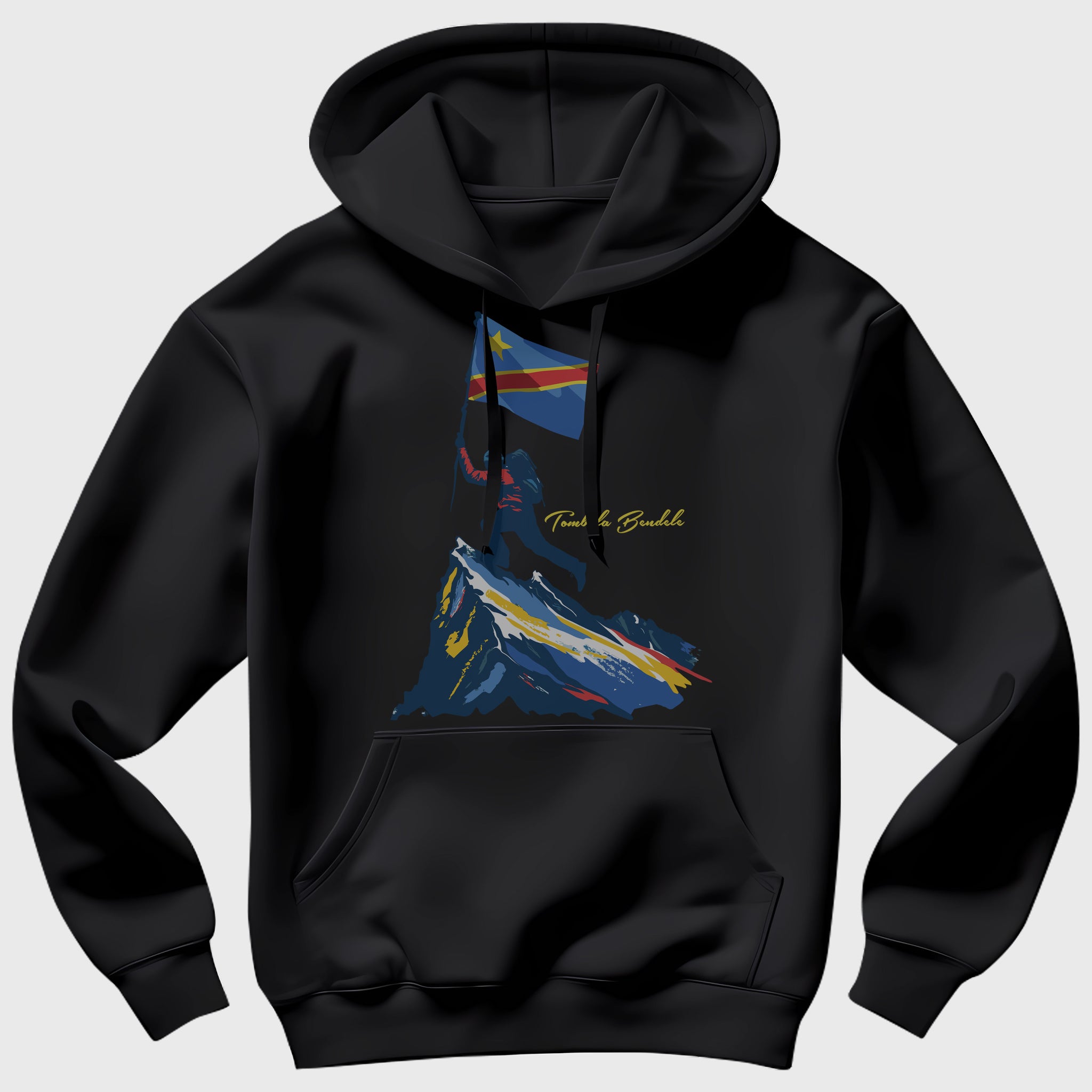 Congo Bendele Hoodie White