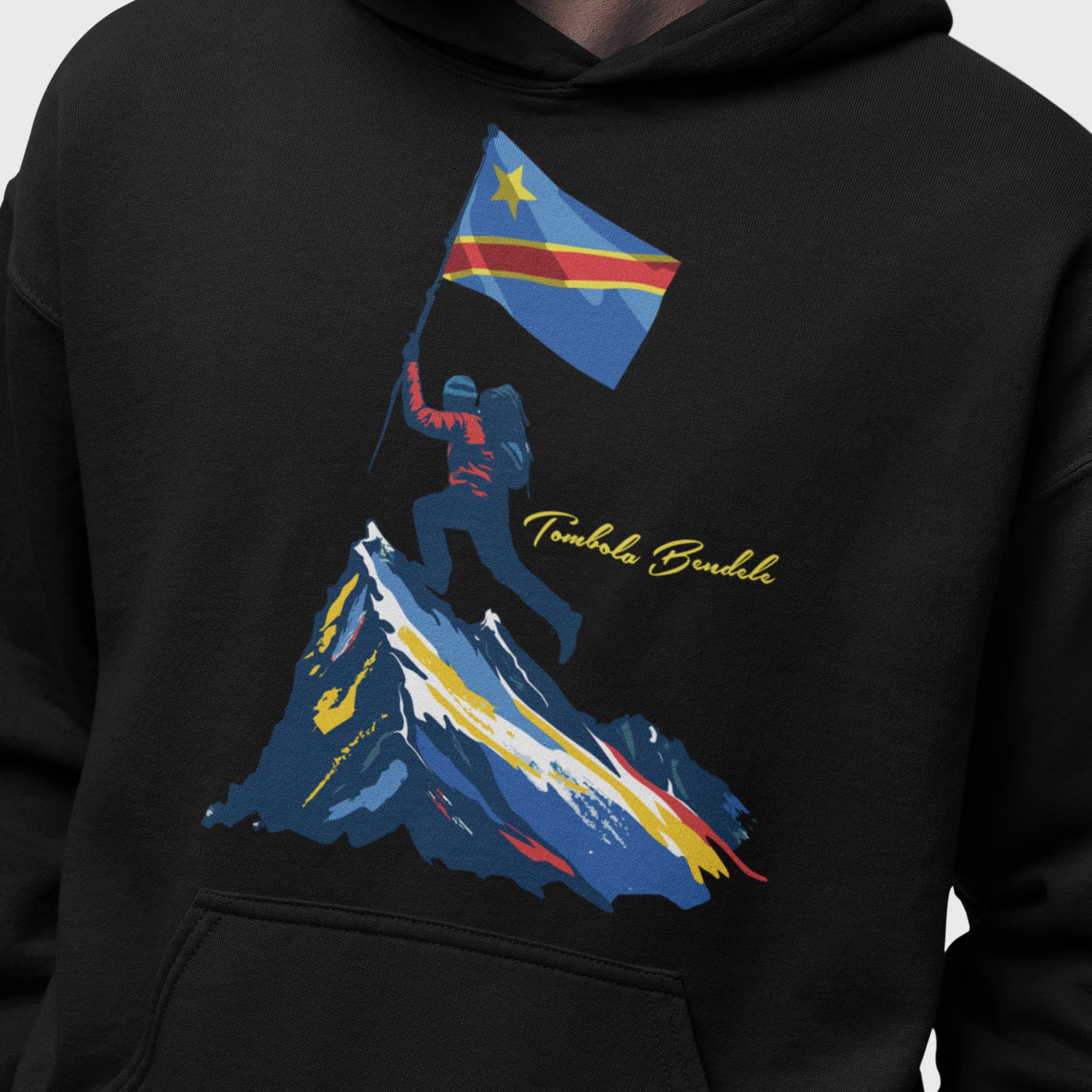 Congo Bendele Hoodie White