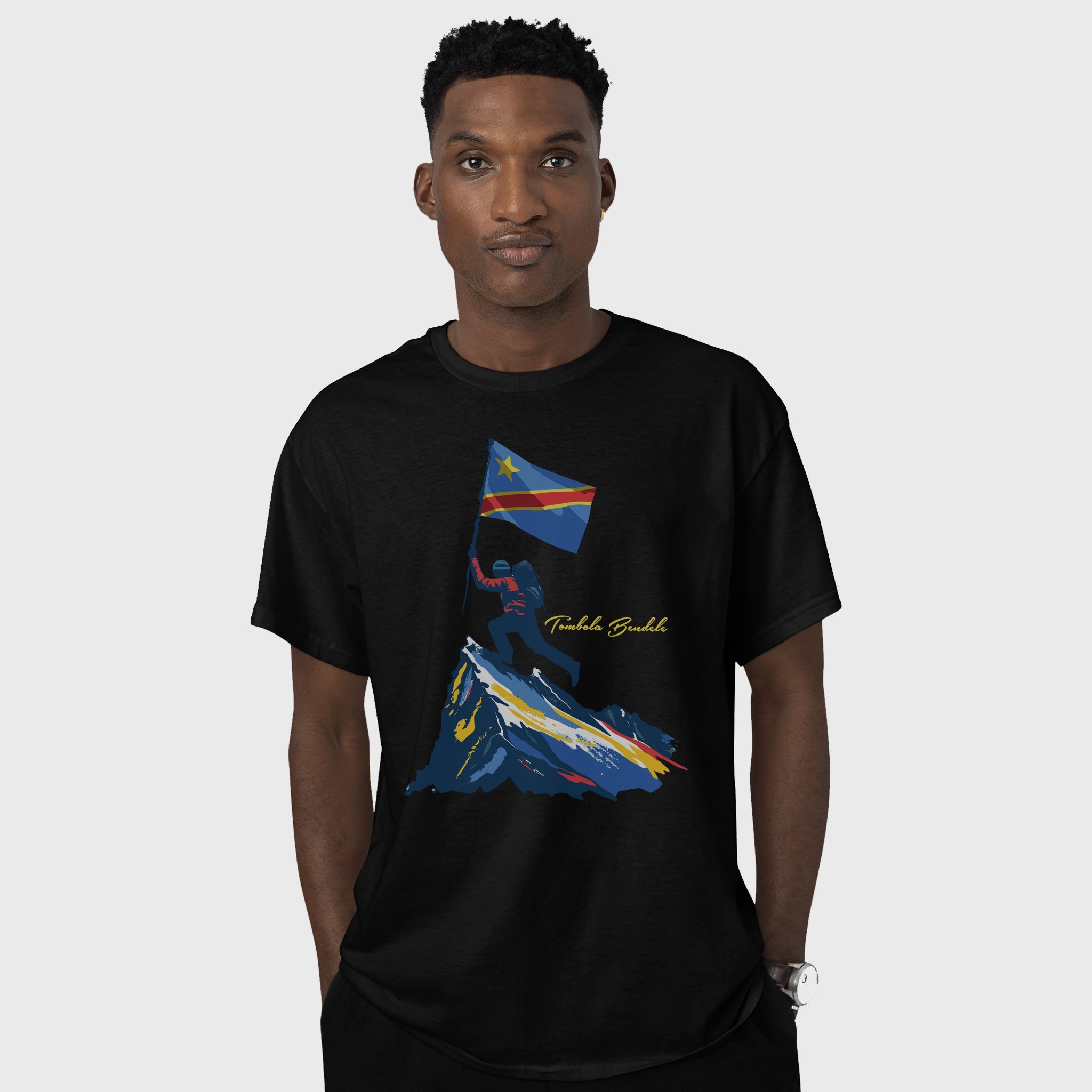 Tombola Bendele Printed White T-shirt