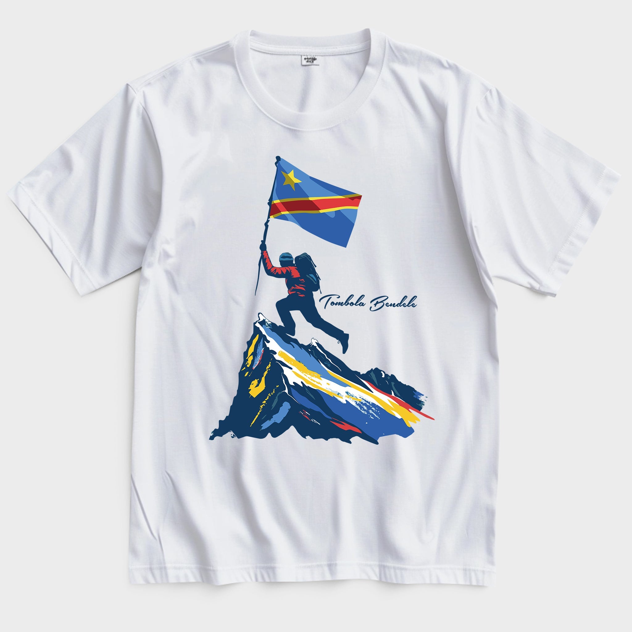 Tombola Bendele Printed White T-shirt