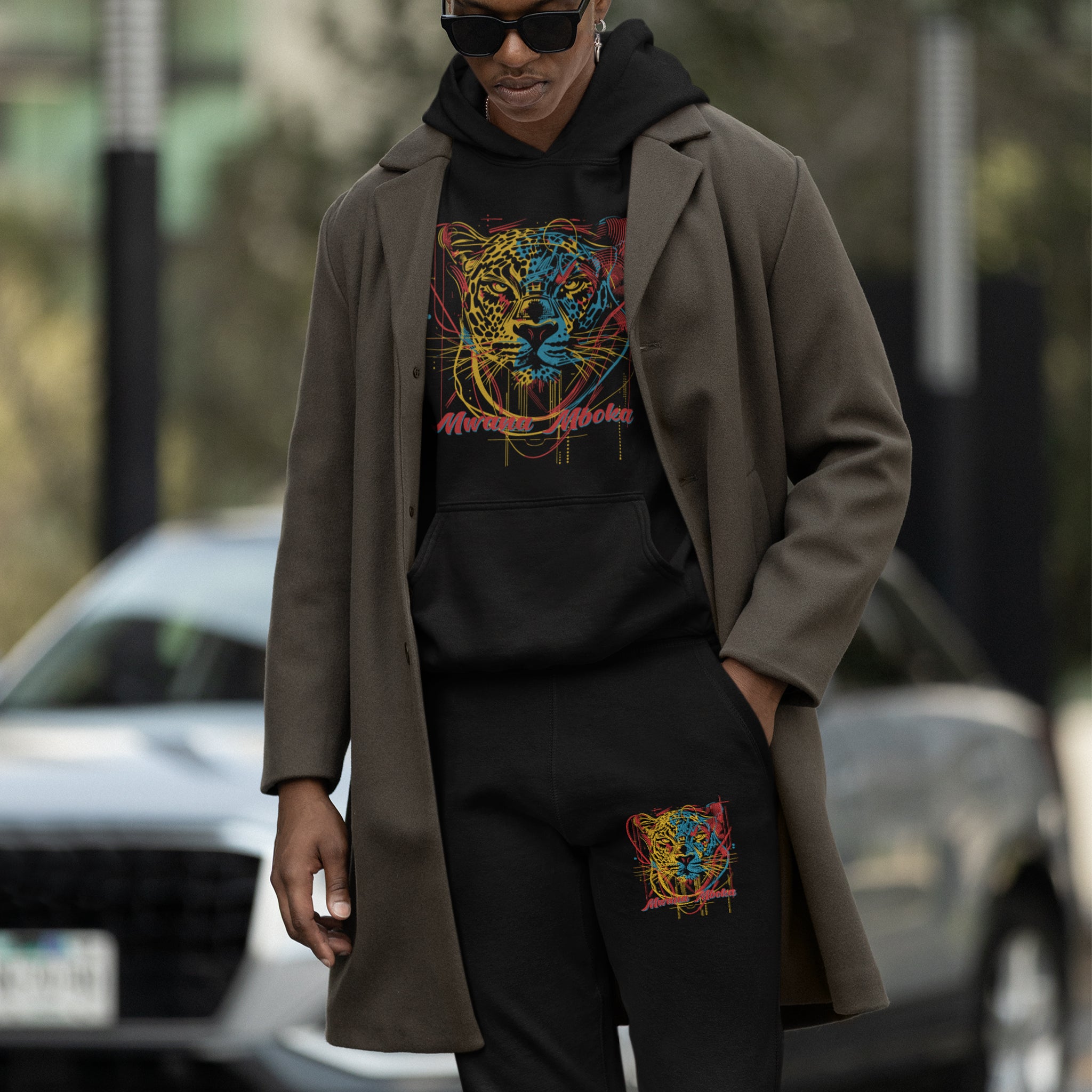 Mwana Mboka Printed Tracksuit Set
