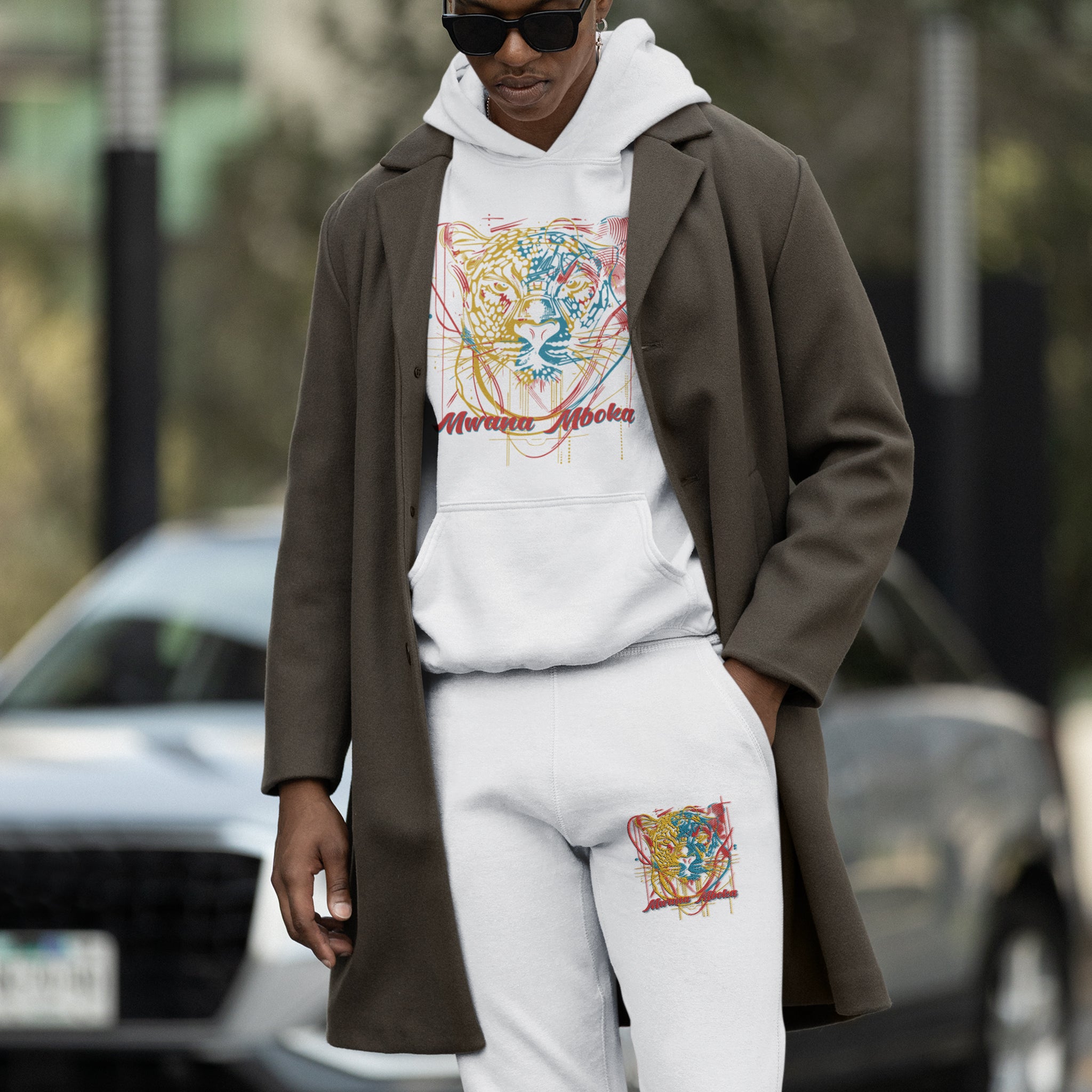 Mwana Mboka Printed Tracksuit Set